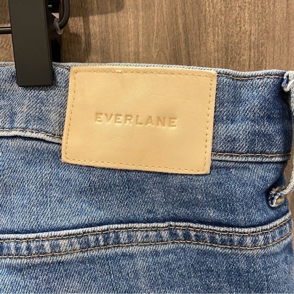 Everlane Size 35 High Rise The Cheeky Jean Lightwash - Picture 5 of 8